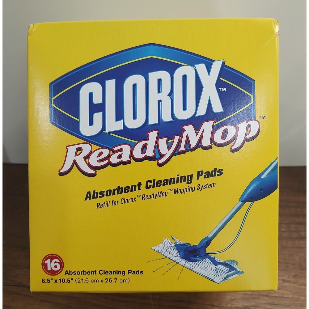 Clorox ReadyMop Absorbent Mopping Pads 13 Count Refill Discontinued Open Box B14